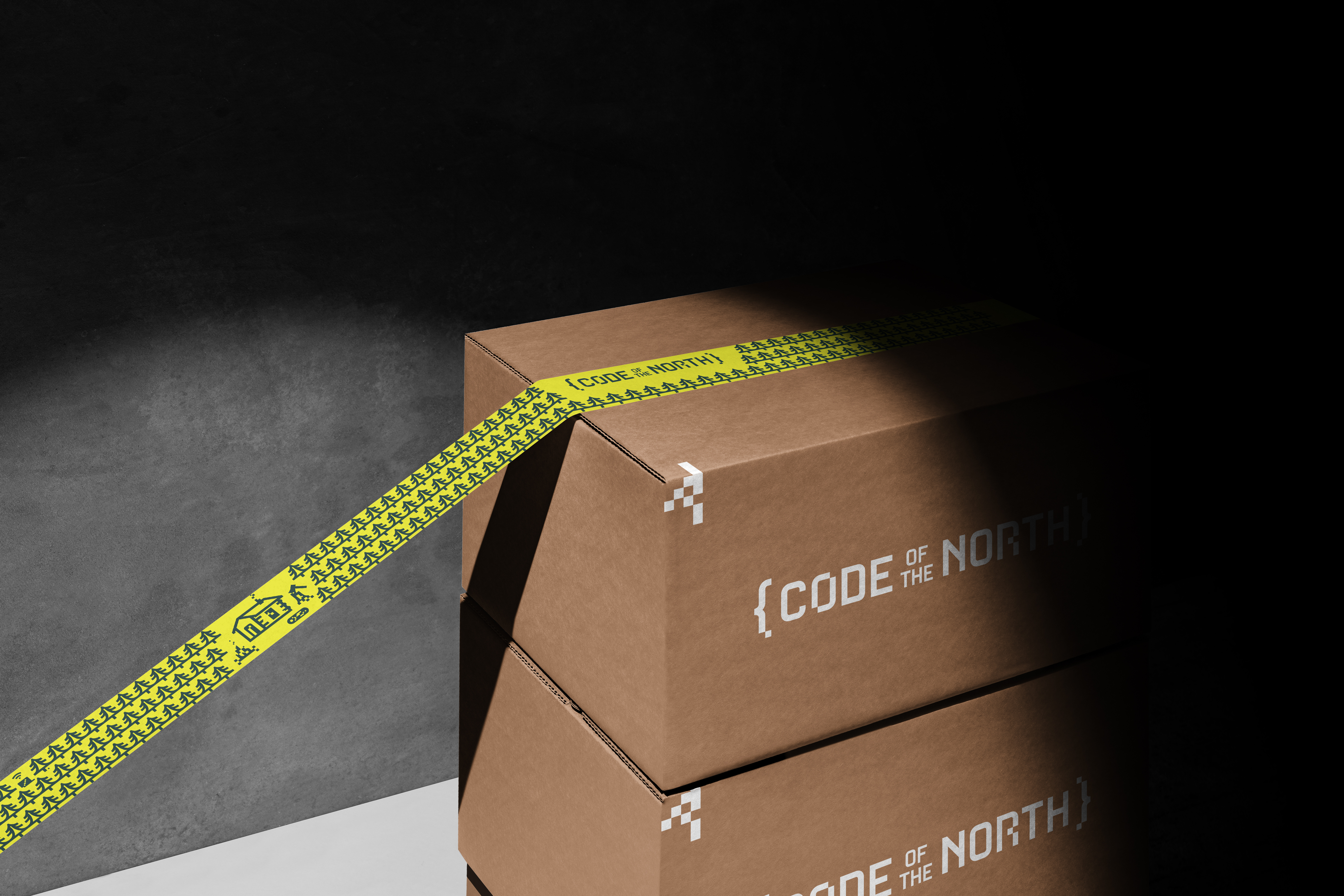Packaging tape mockup